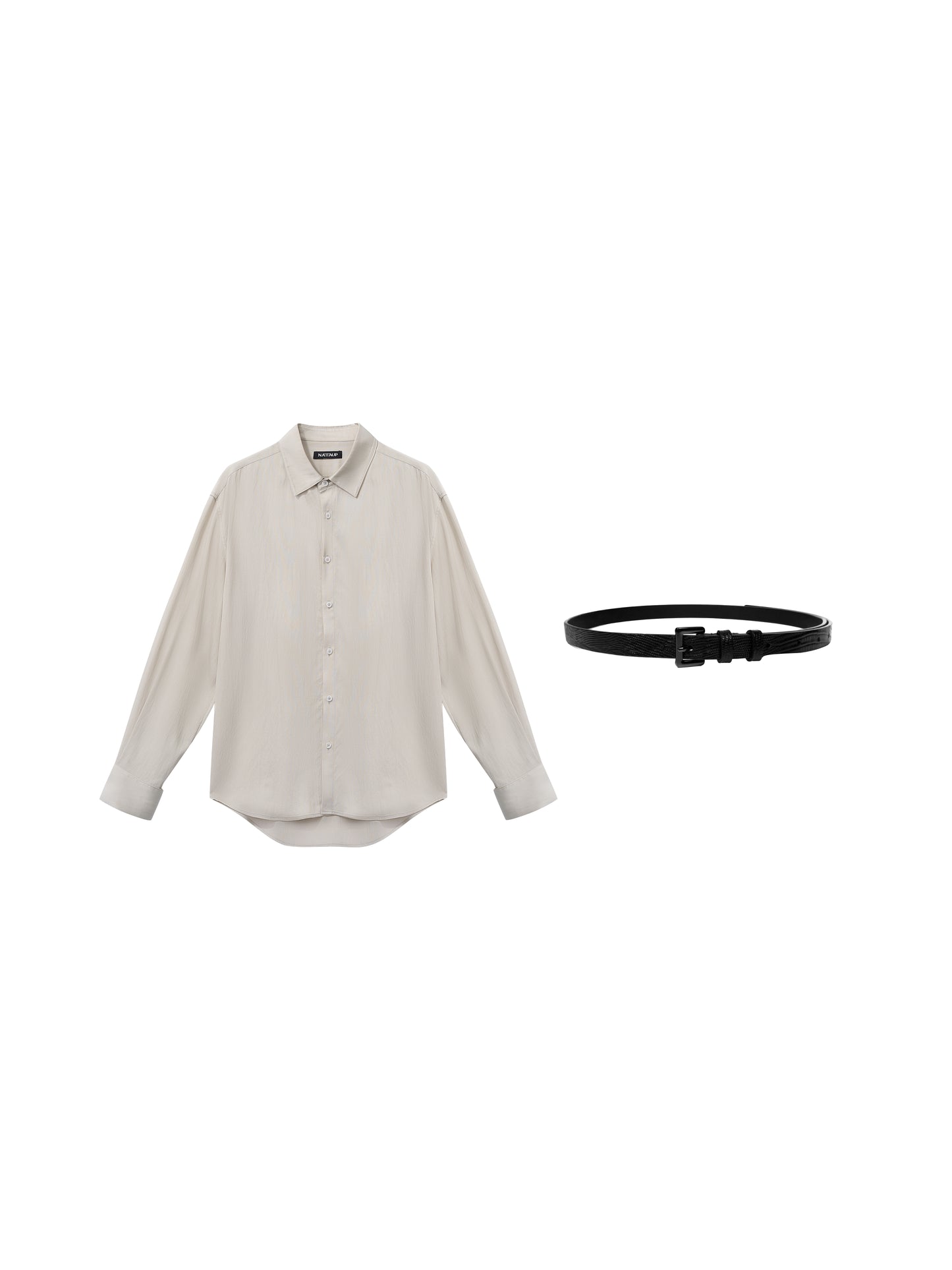Side-Lace Long Sleeve Shirt