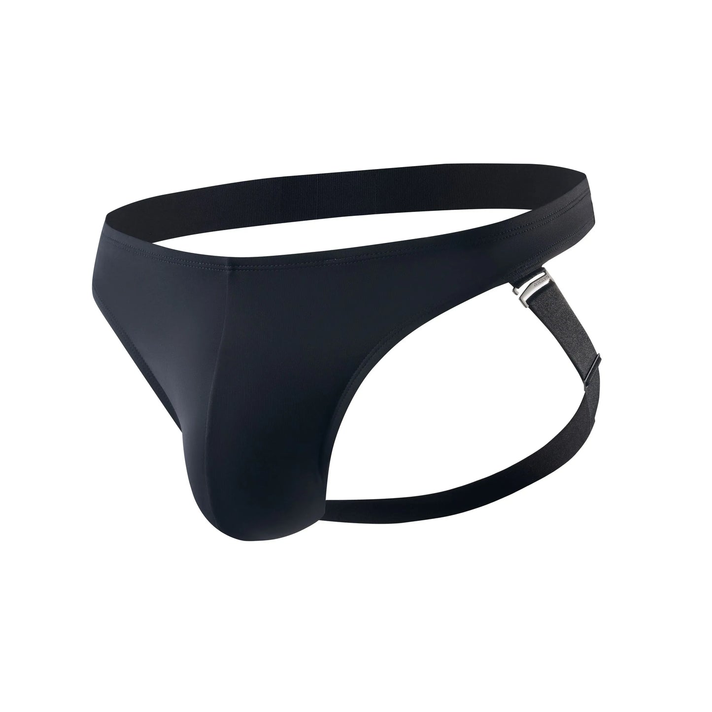 Adjustable Side Straps Jockstrap & Glossy Sparkle Fitted Shorts