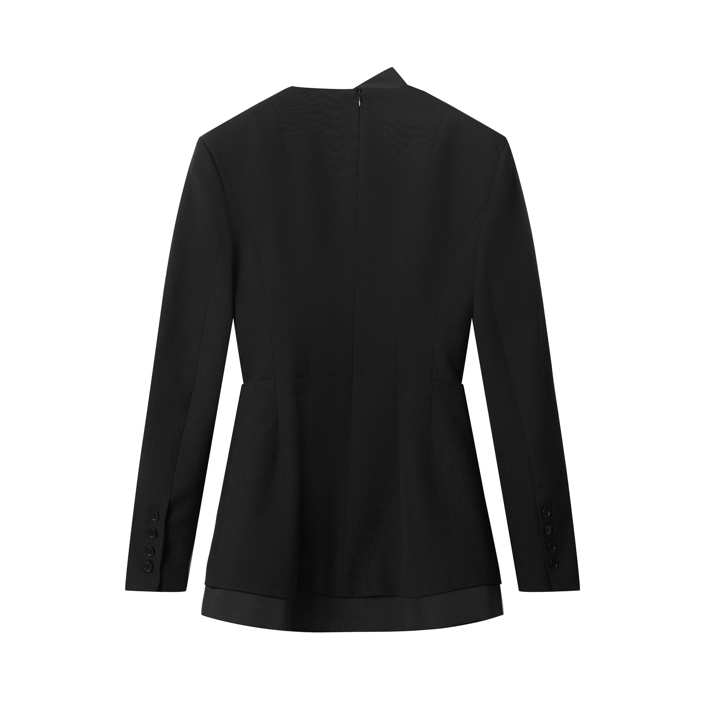 Draped Blazer Dress