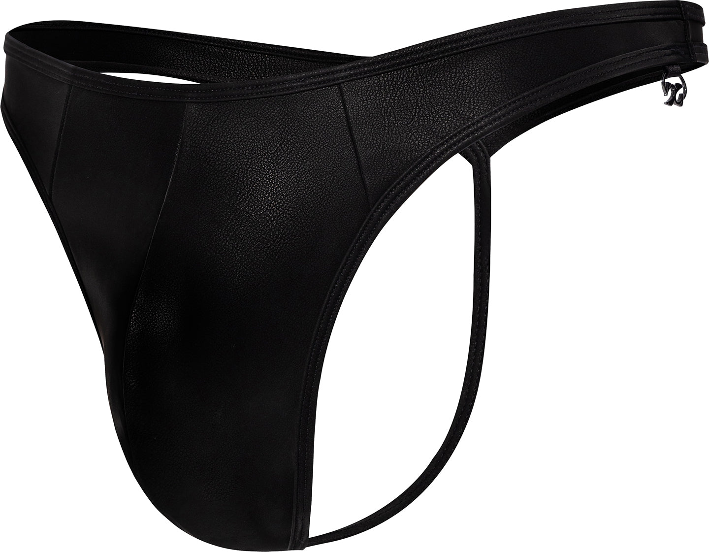 Faux Leather Thong