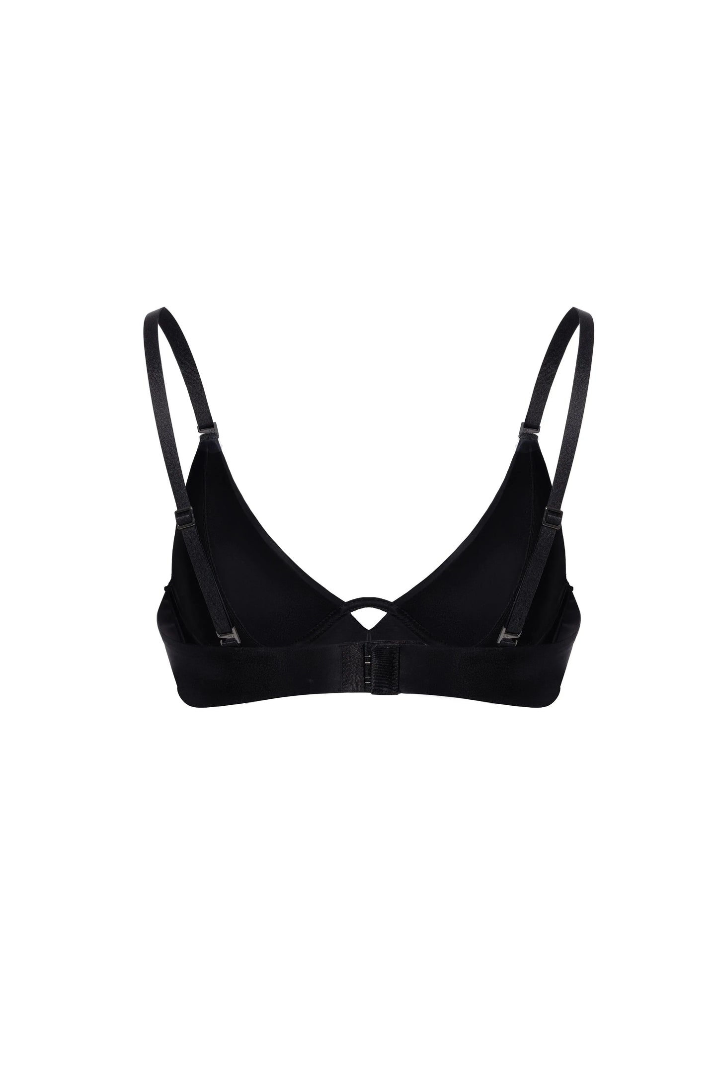 Front Cut-Out Triangle Plunge Bra