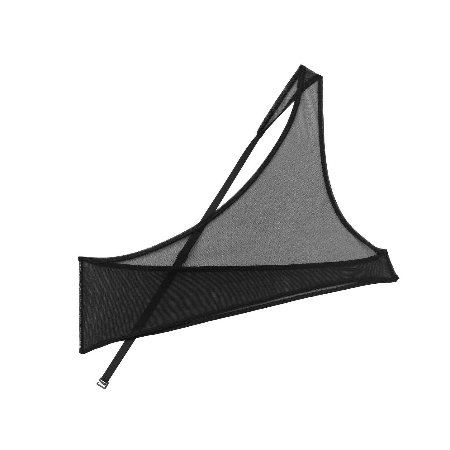 Jockstrap & Lustrous Mesh Asymmetric Shoulder Accessory