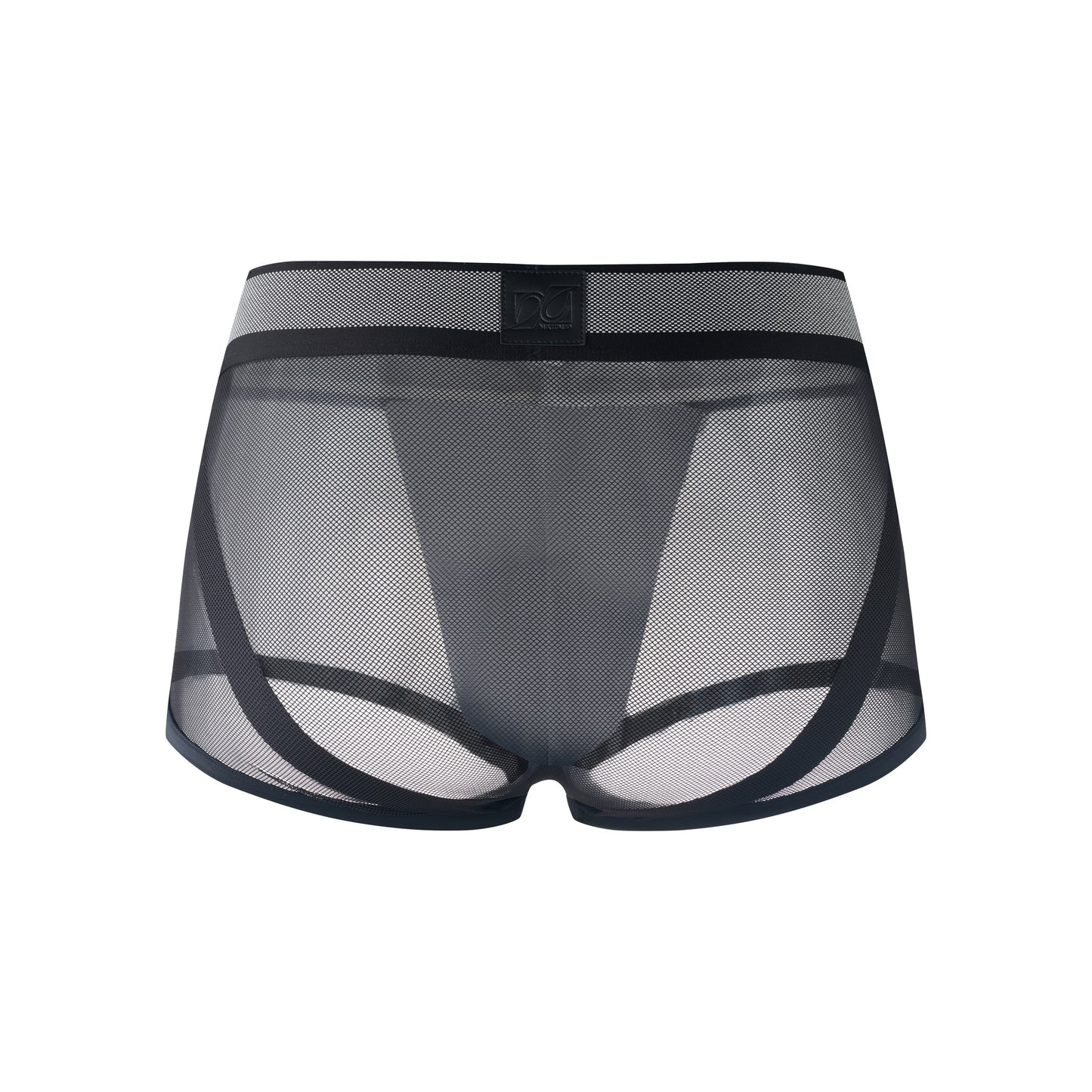 Mesh Patterned Wide Belt Trunk