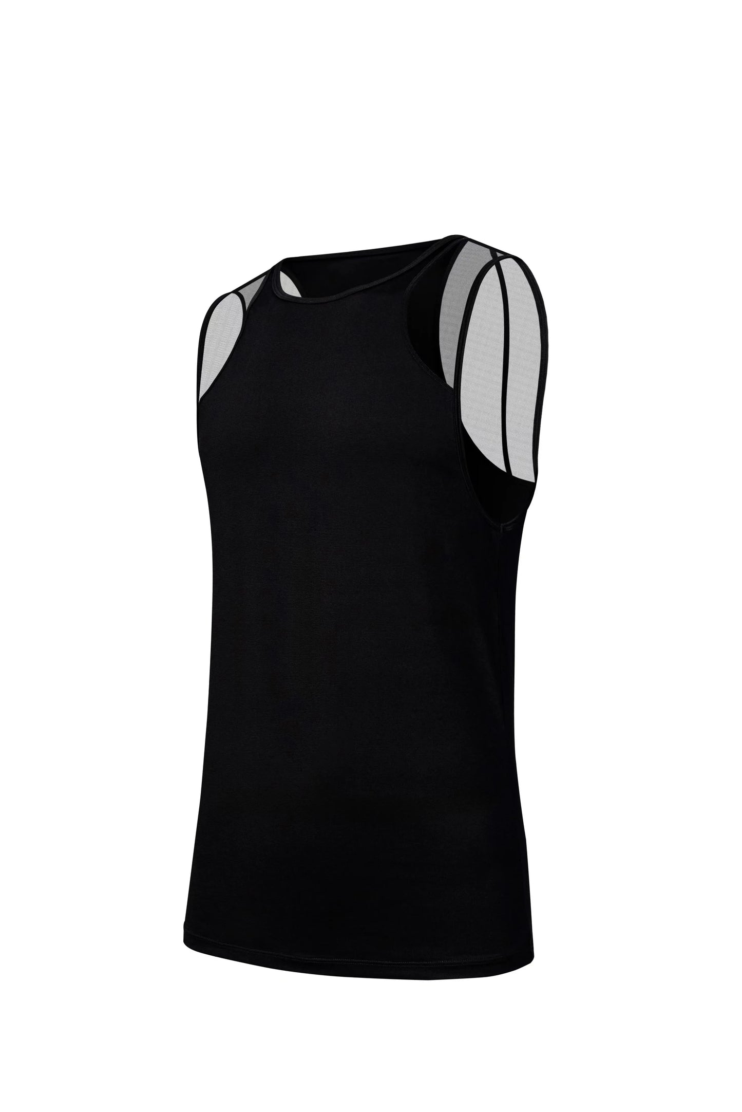 Mesh Sports Vest (Black)