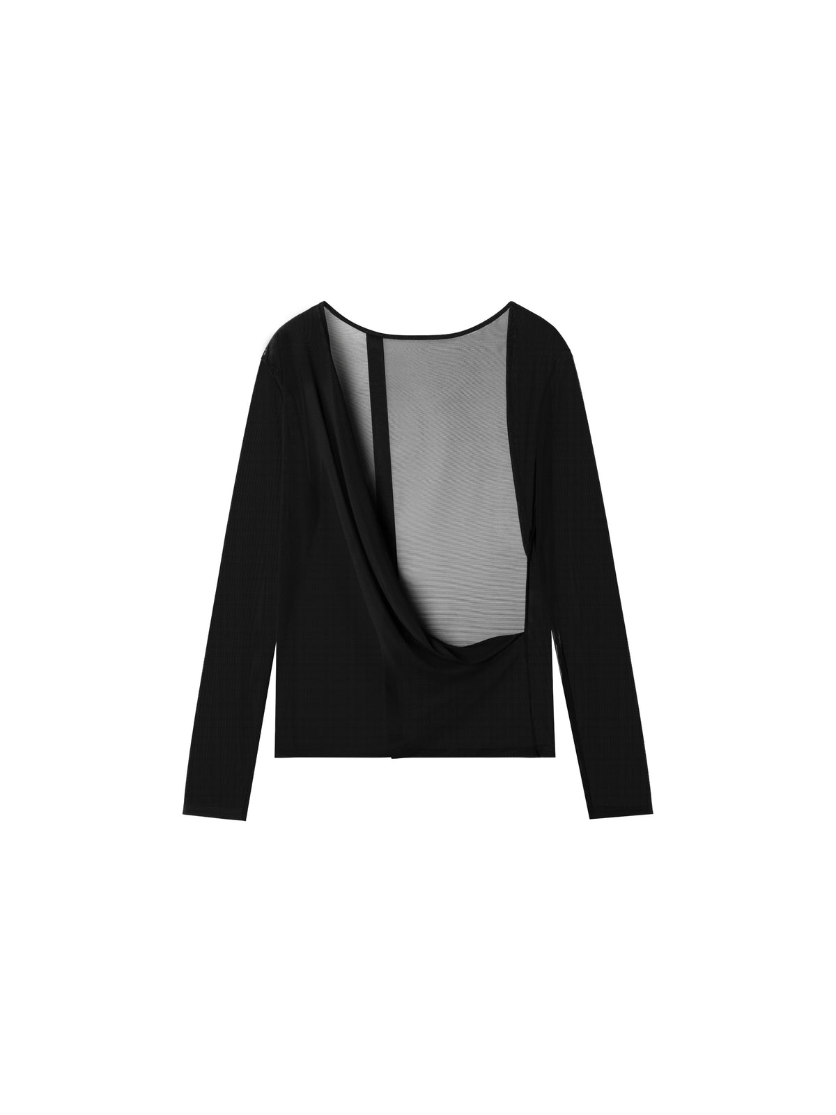 Reversible Cutout Long Sleeve Top