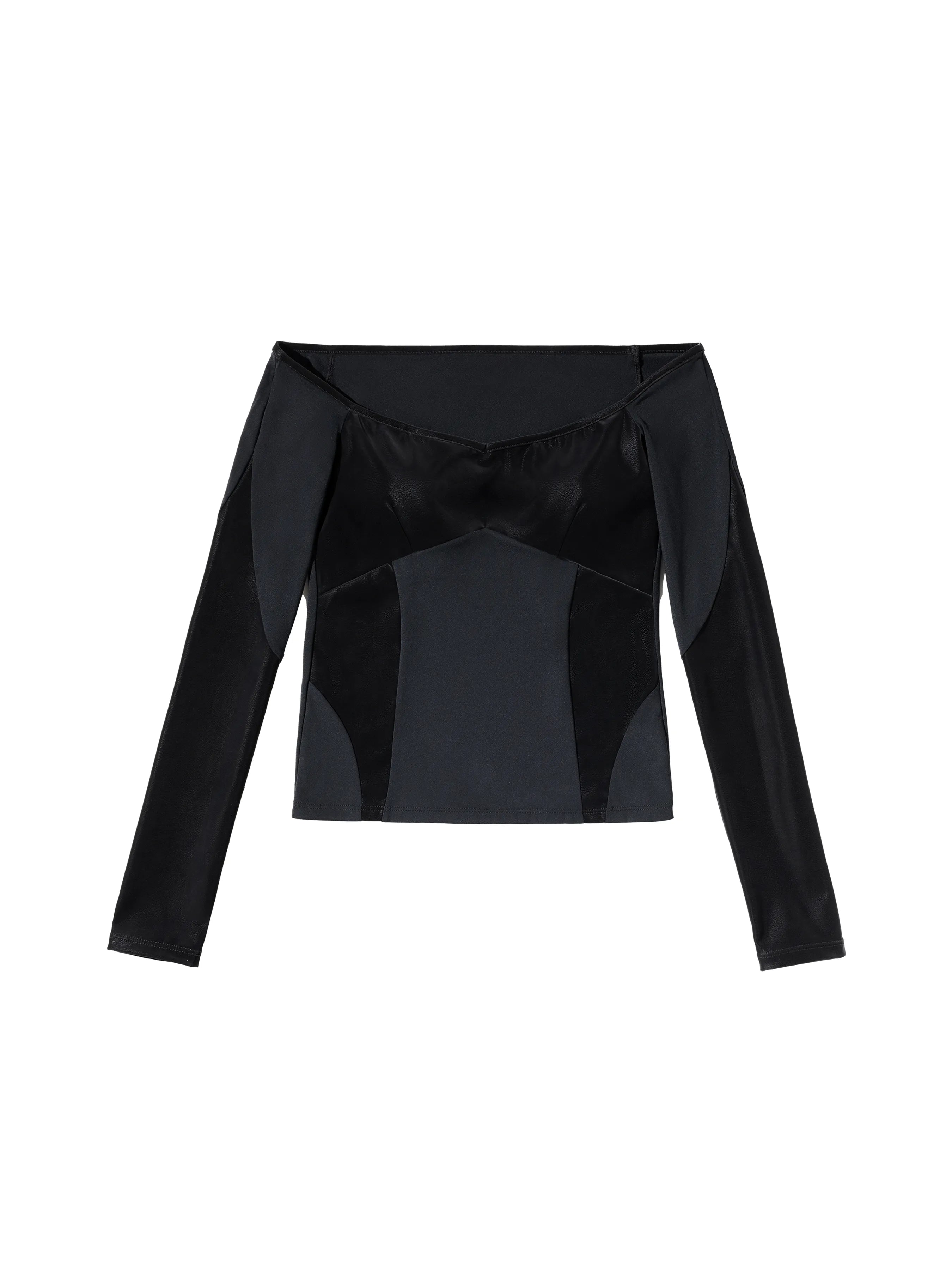 Off-Shoulder Long-Sleeve Base