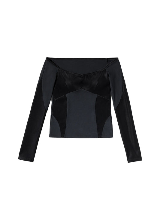 Off-Shoulder Long-Sleeve Base
