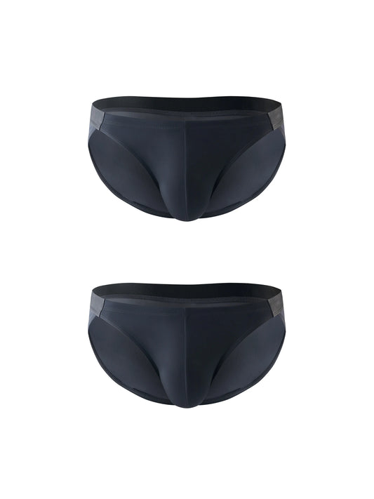Ice Silk High-Cut Brief (Dusk Grey*2)