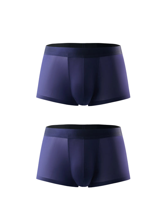 Ice Silk Low-Rise Trunk (Purple*2)