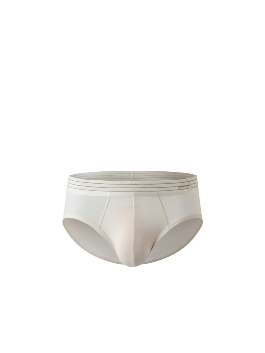 Striped Brief (Sand White)