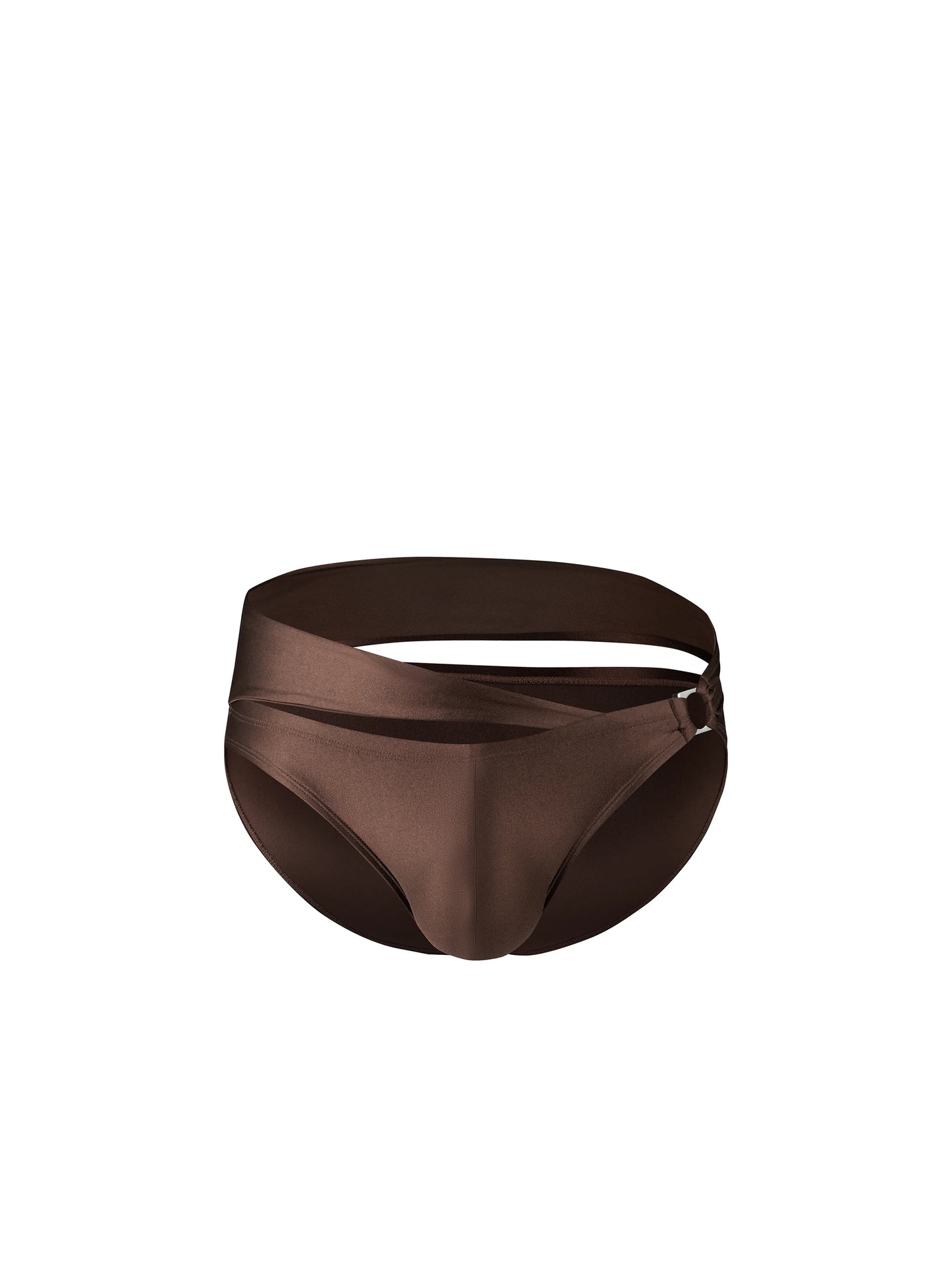 Dual-Band Swim Brief (Golden Brown)