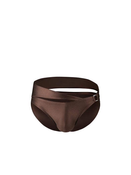 Dual-Band Swim Brief (Golden Brown)