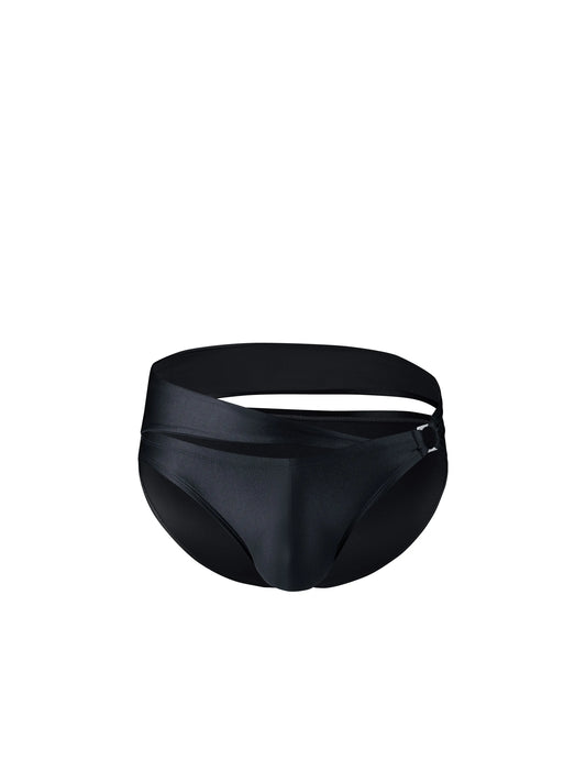 Dual-Band Swim Brief (Midnight Black)