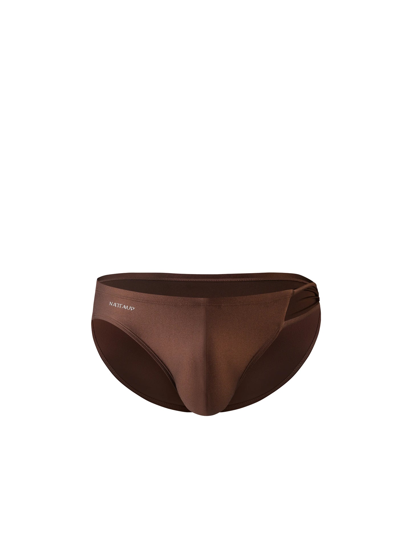 Side Drawstring Swim Brief (Golden Brown)