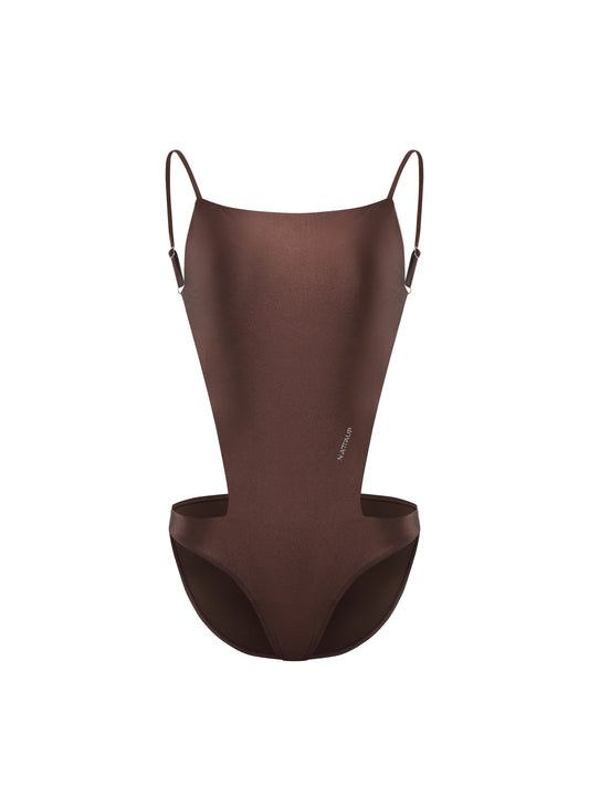 SQ Buckle Bandeau Set (Golden-Brown)