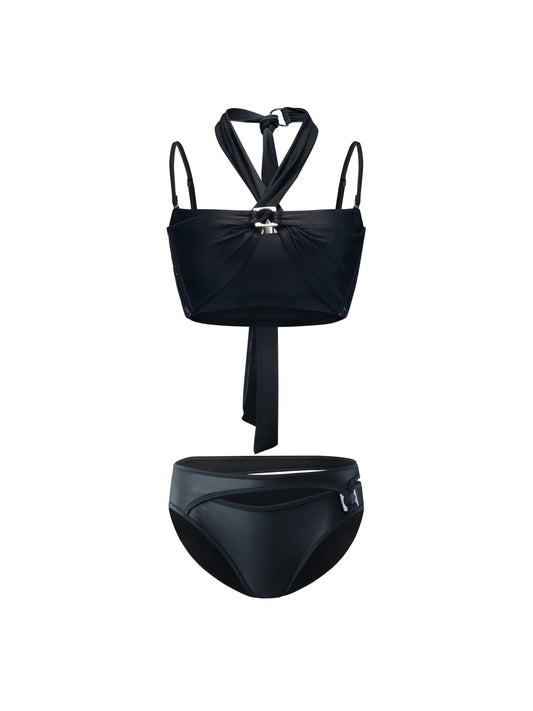 SQ Buckle Bandeau Set（Midnight Black）