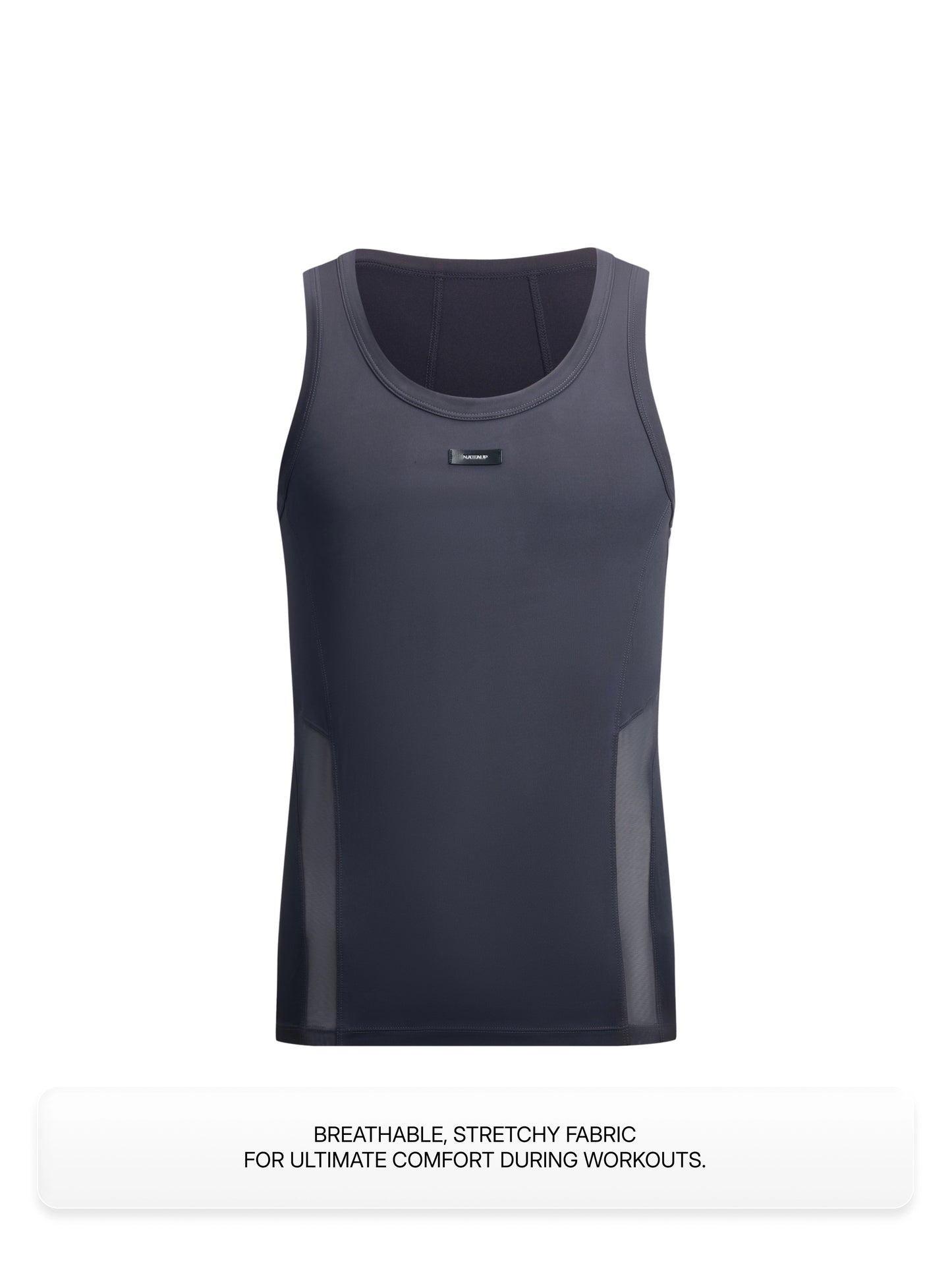 Mesh Panel Sport Vest（Dusk Grey）