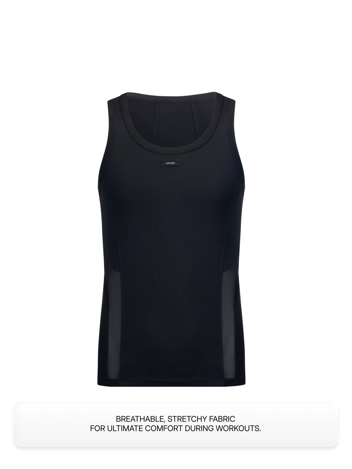 Mesh Panel Sport Vest（Black）