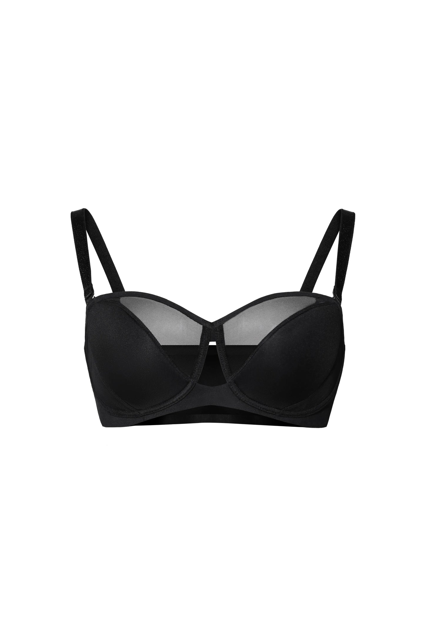 1/2-Cup Lightly Padded Demi Bra & H Back Straps