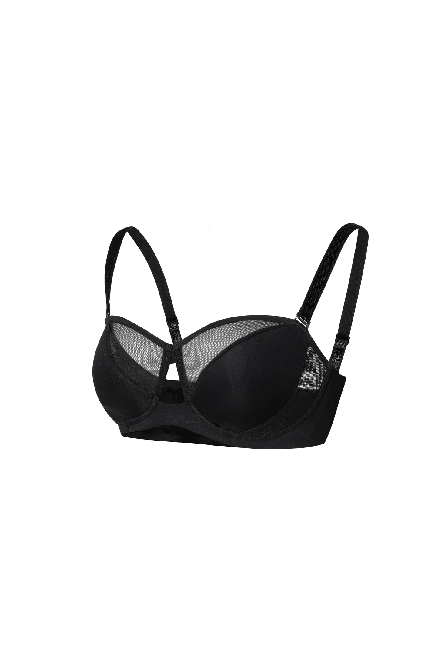 1/2-Cup Lightly Padded Demi Bra & H Back Straps