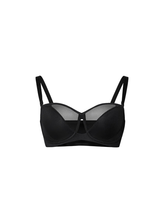 1/2 Cup Lightly Padded Demi Bra