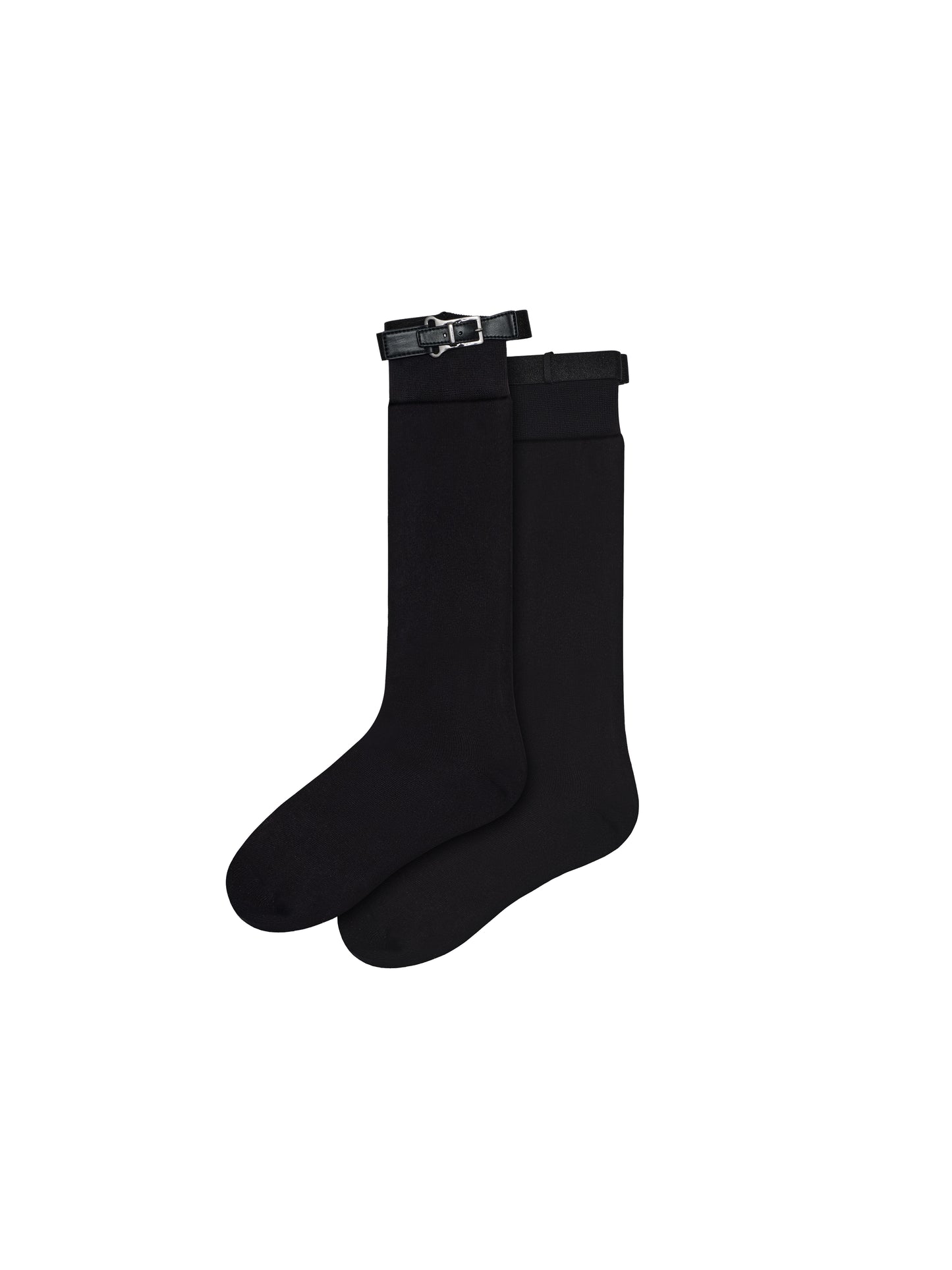 PU Buckle Socks