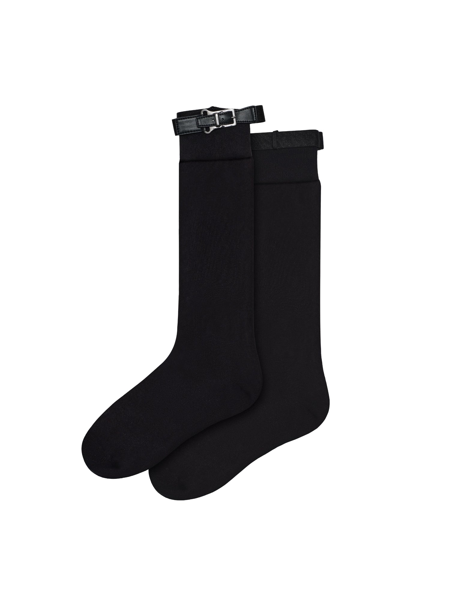 PU Buckle Socks