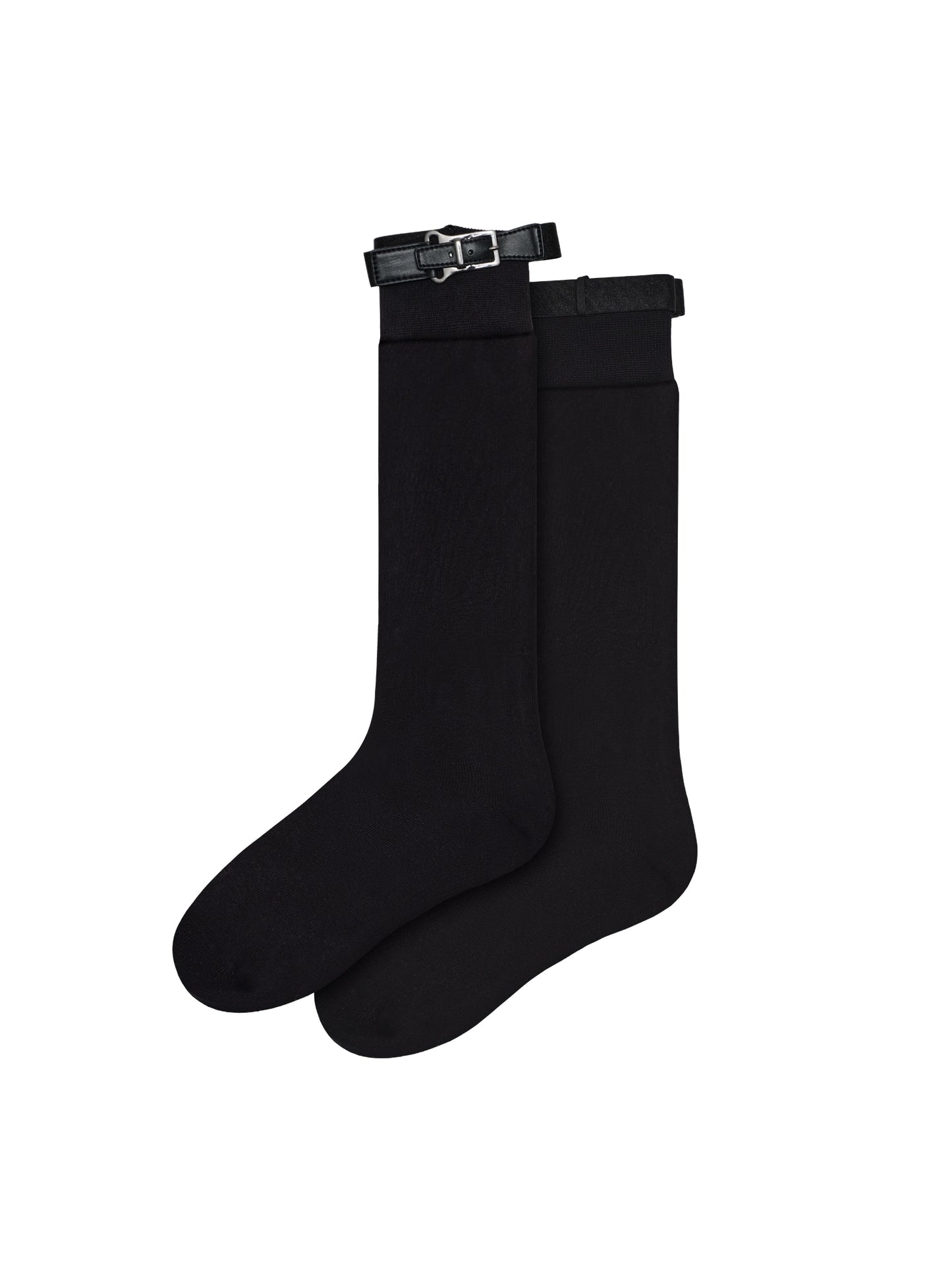 PU Buckle Socks