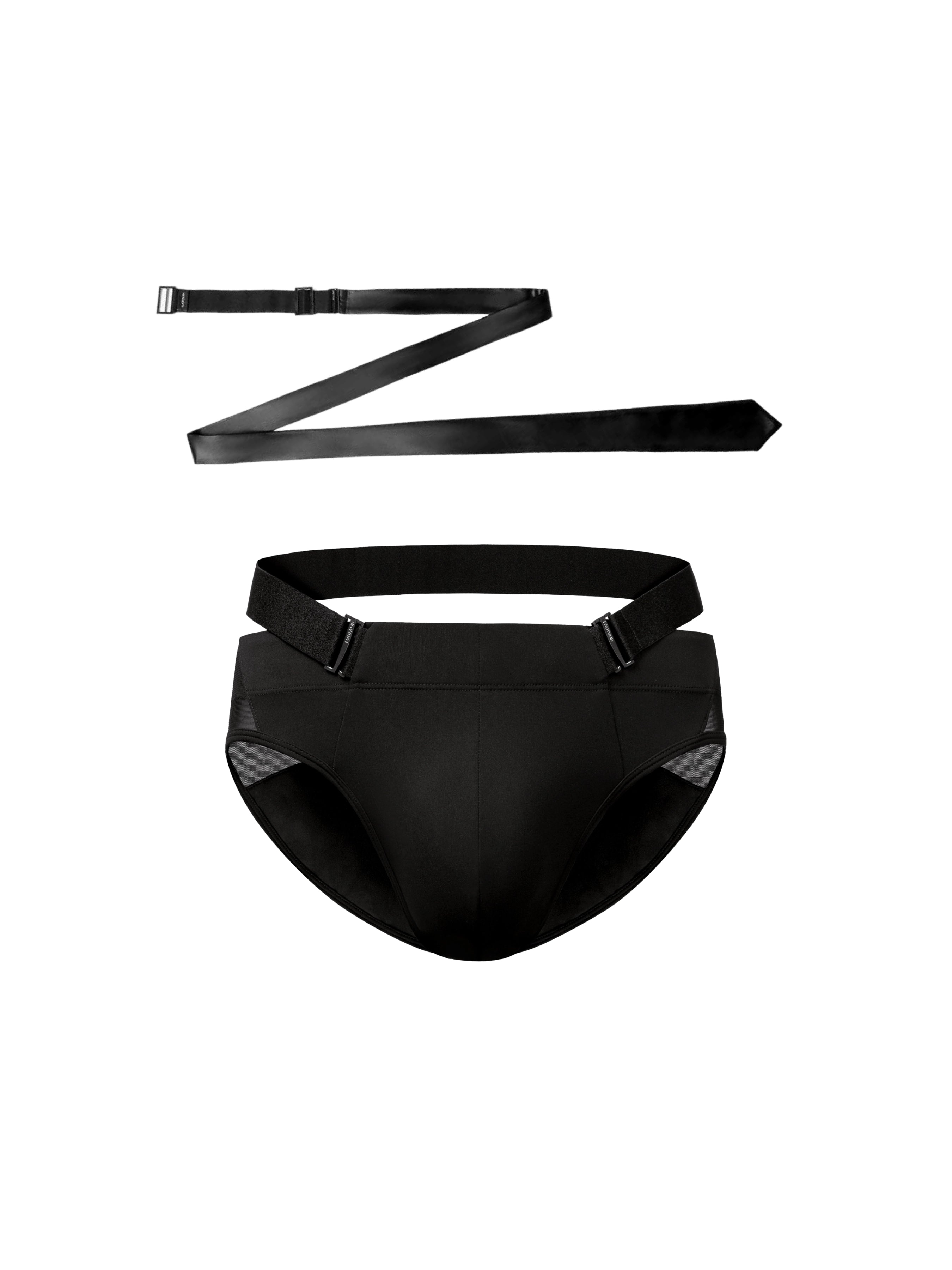PB-Brief & Tie-Style Belt Set