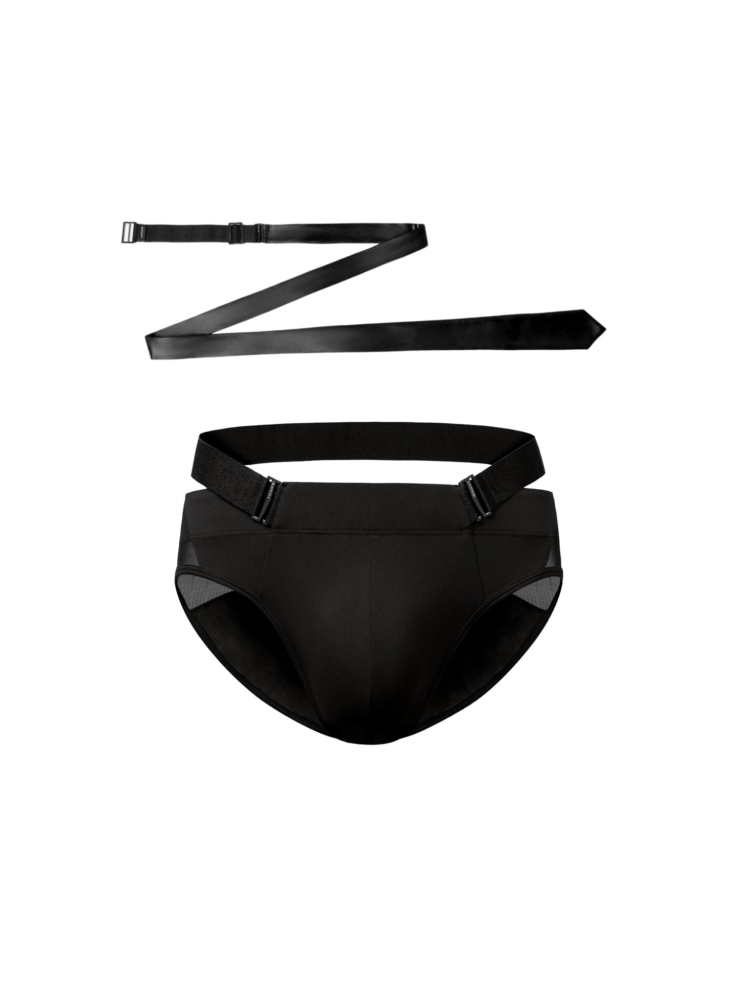 PB-Brief & Tie-Style Belt Set