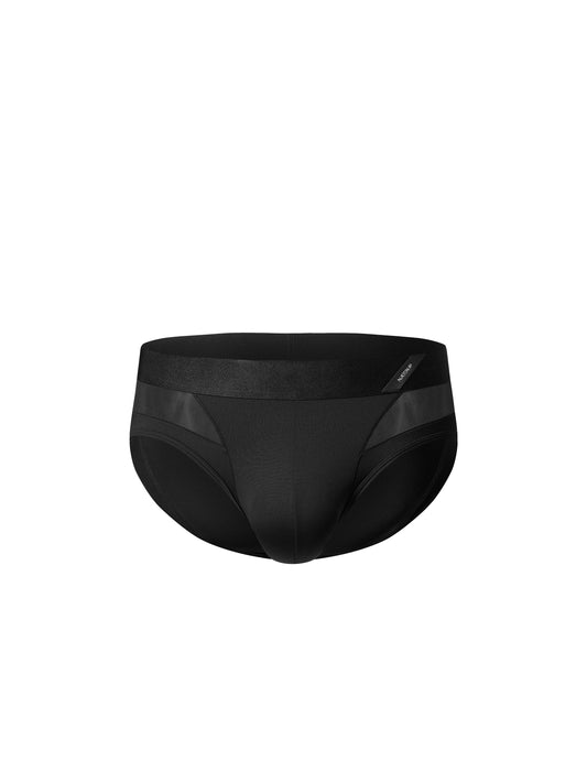 Diagonal Logo Mesh Panel Brief
