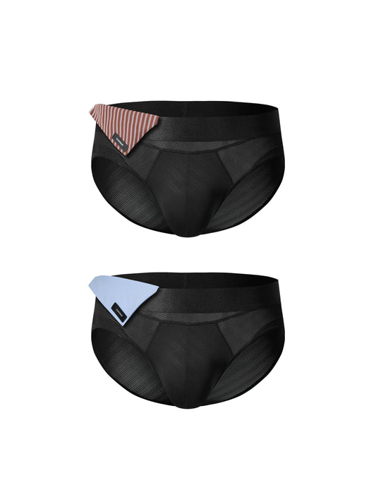 Twill Brief & 2-Piece Logo Scarf Set