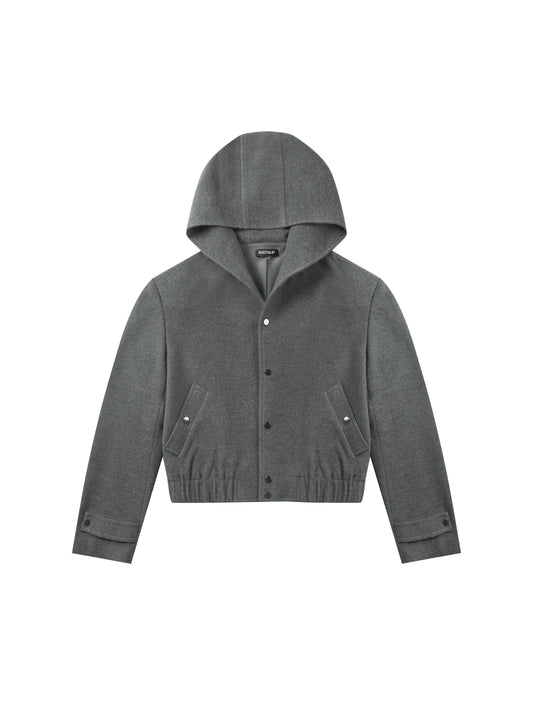 Cropped Hooded Jacket