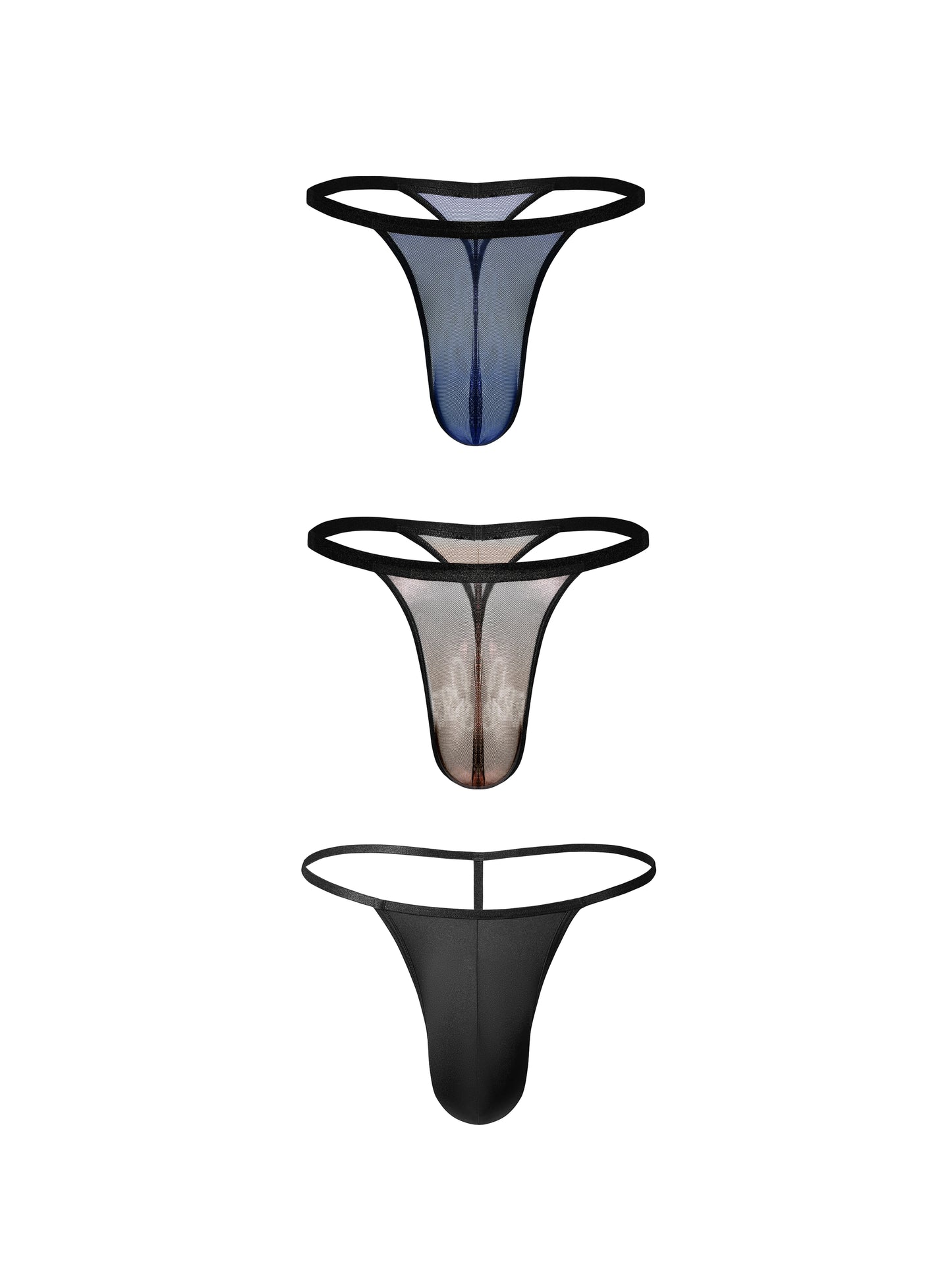 Iridescent Slim-Strap Thong*2