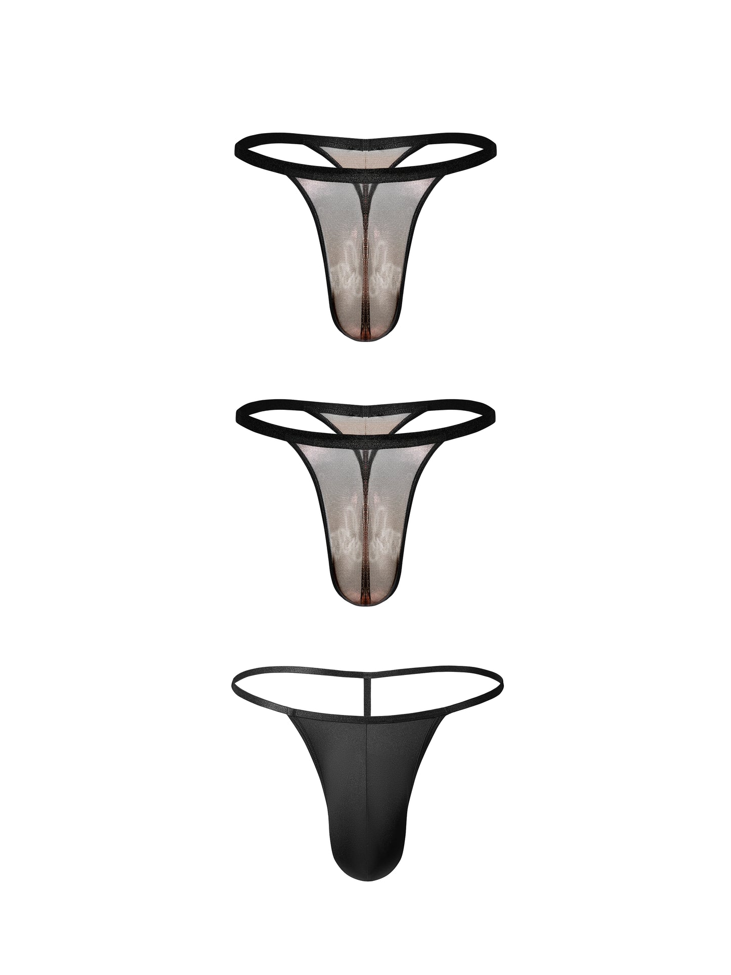 Iridescent Slim-Strap Thong*2
