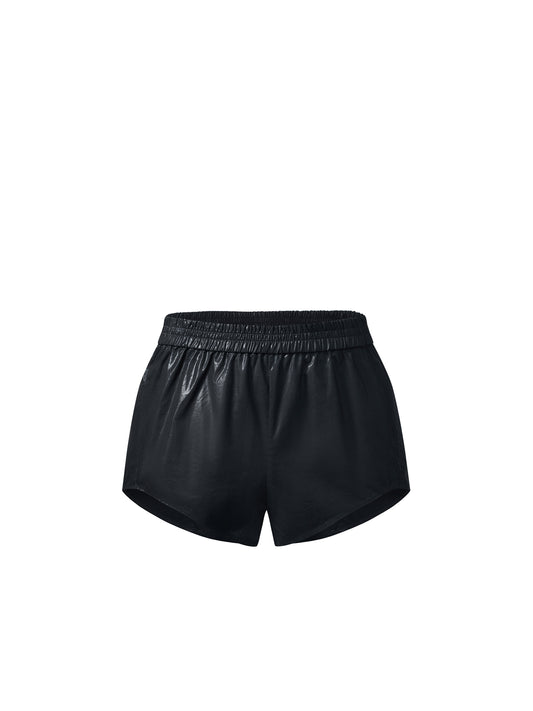 Glossy Sparkle Fitted Shorts