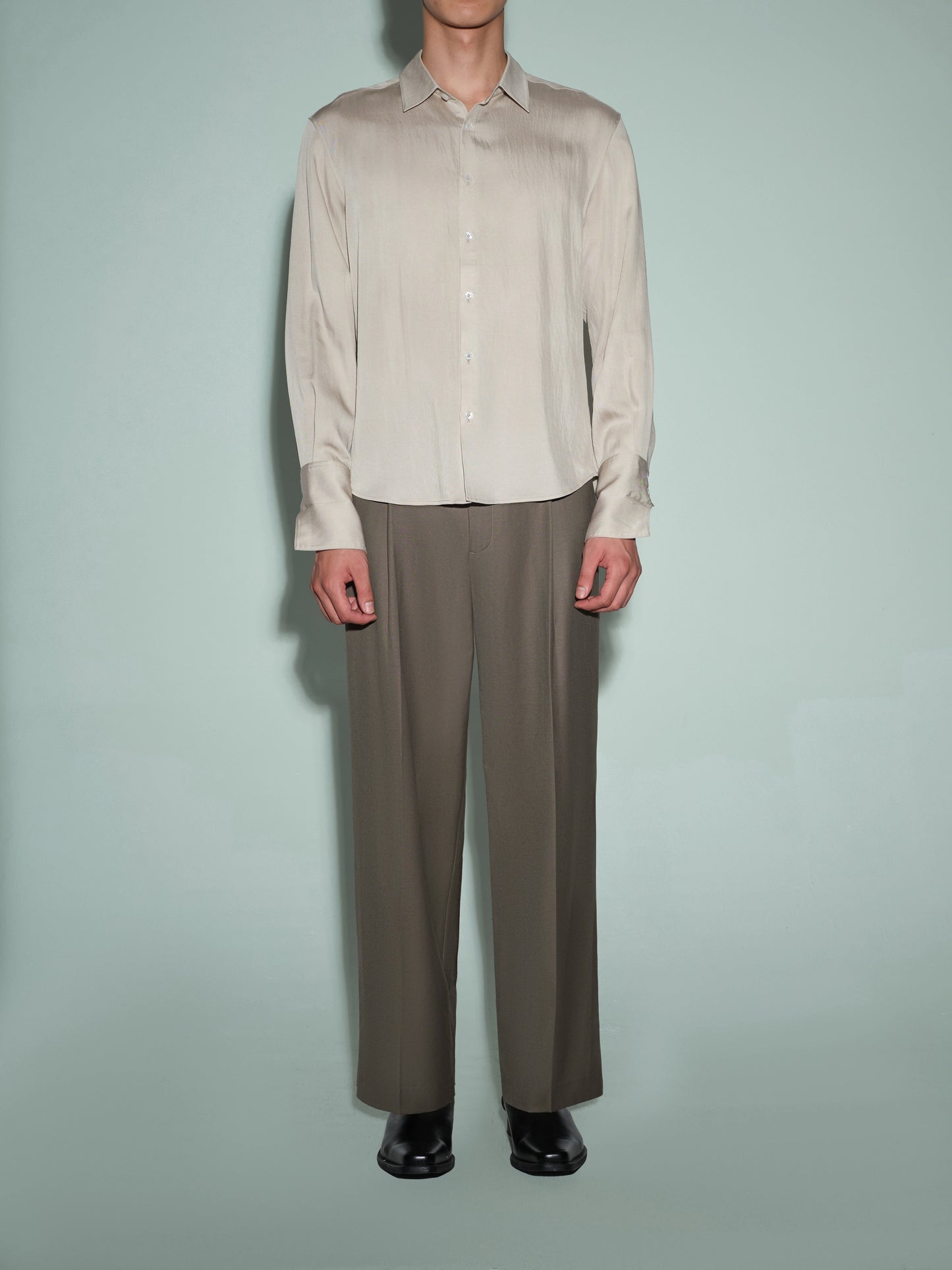 Side-Lace Long Sleeve Shirt