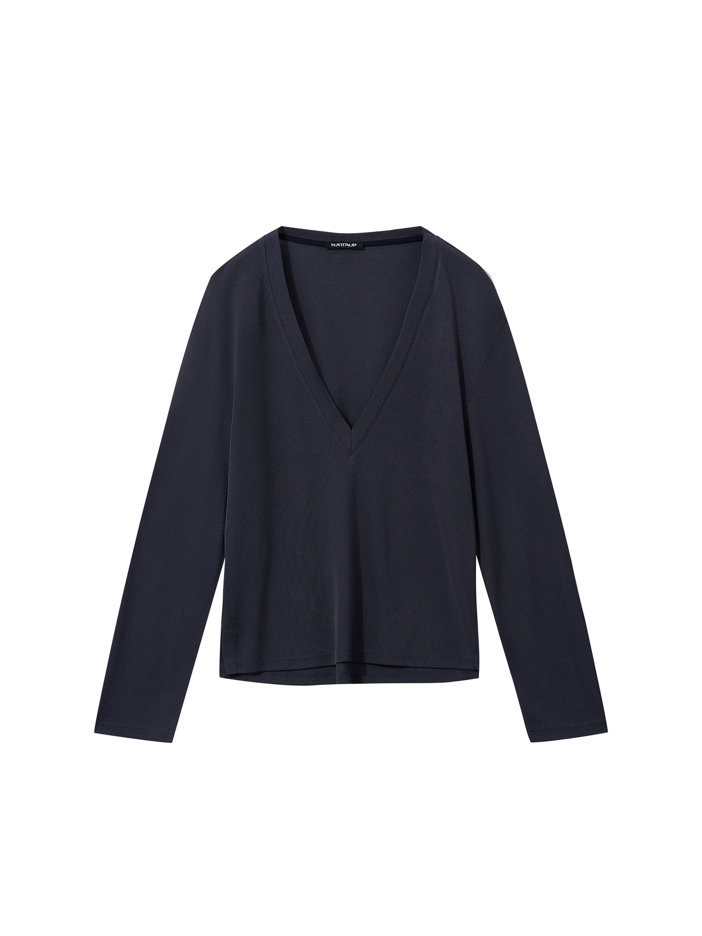 V-Neck Knitted Overshirt