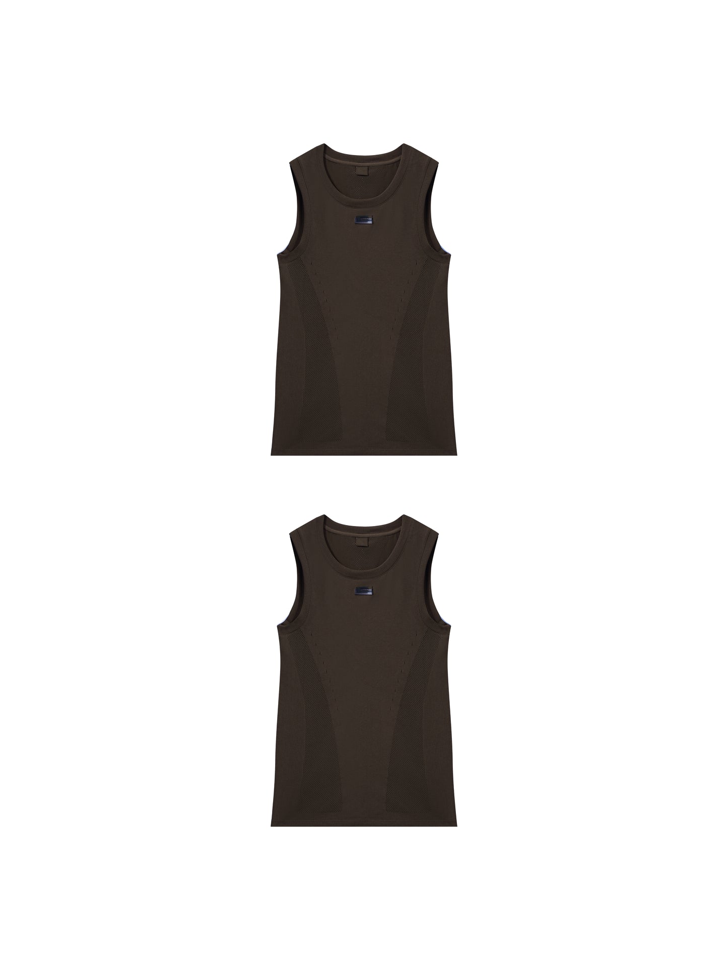 Seamless Openwork Vest (Grape Violet Brown)