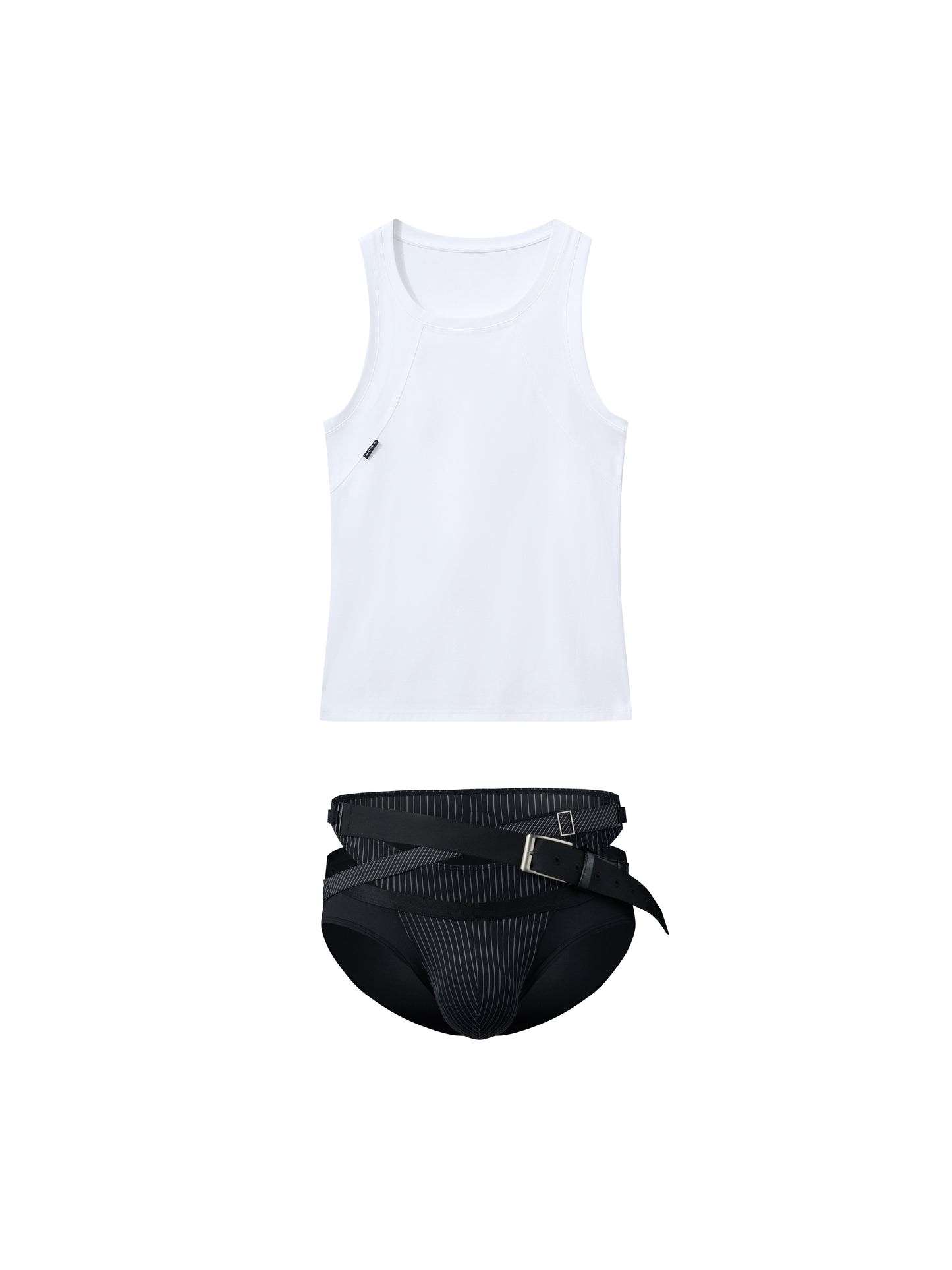 Detachable-Panel Slim Vest