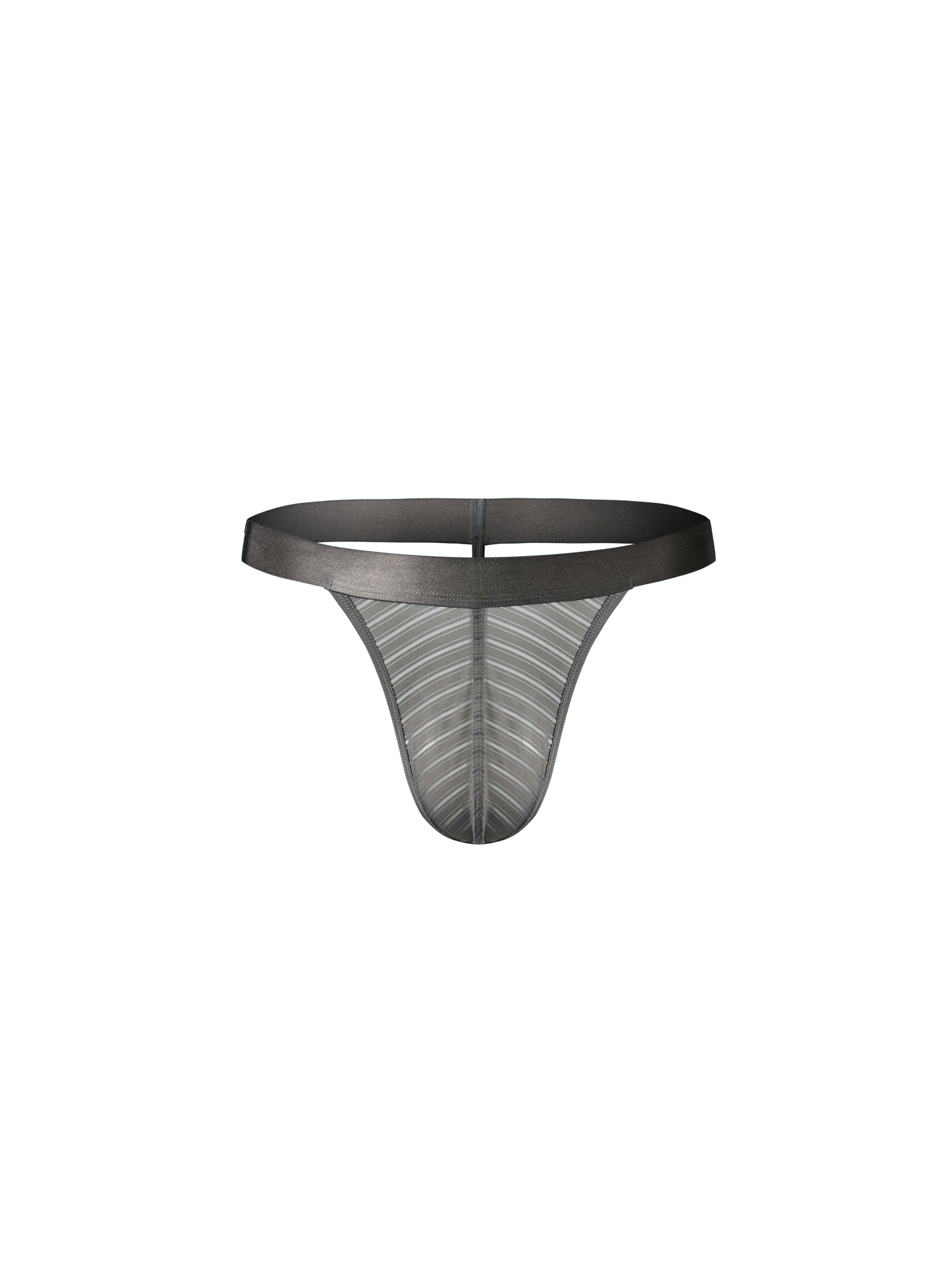 Striped Panel Thong