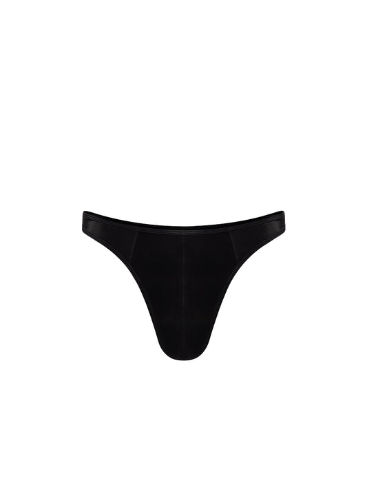 Faux Leather Thong