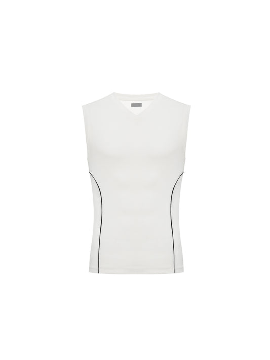 Contrast Stitch Vest