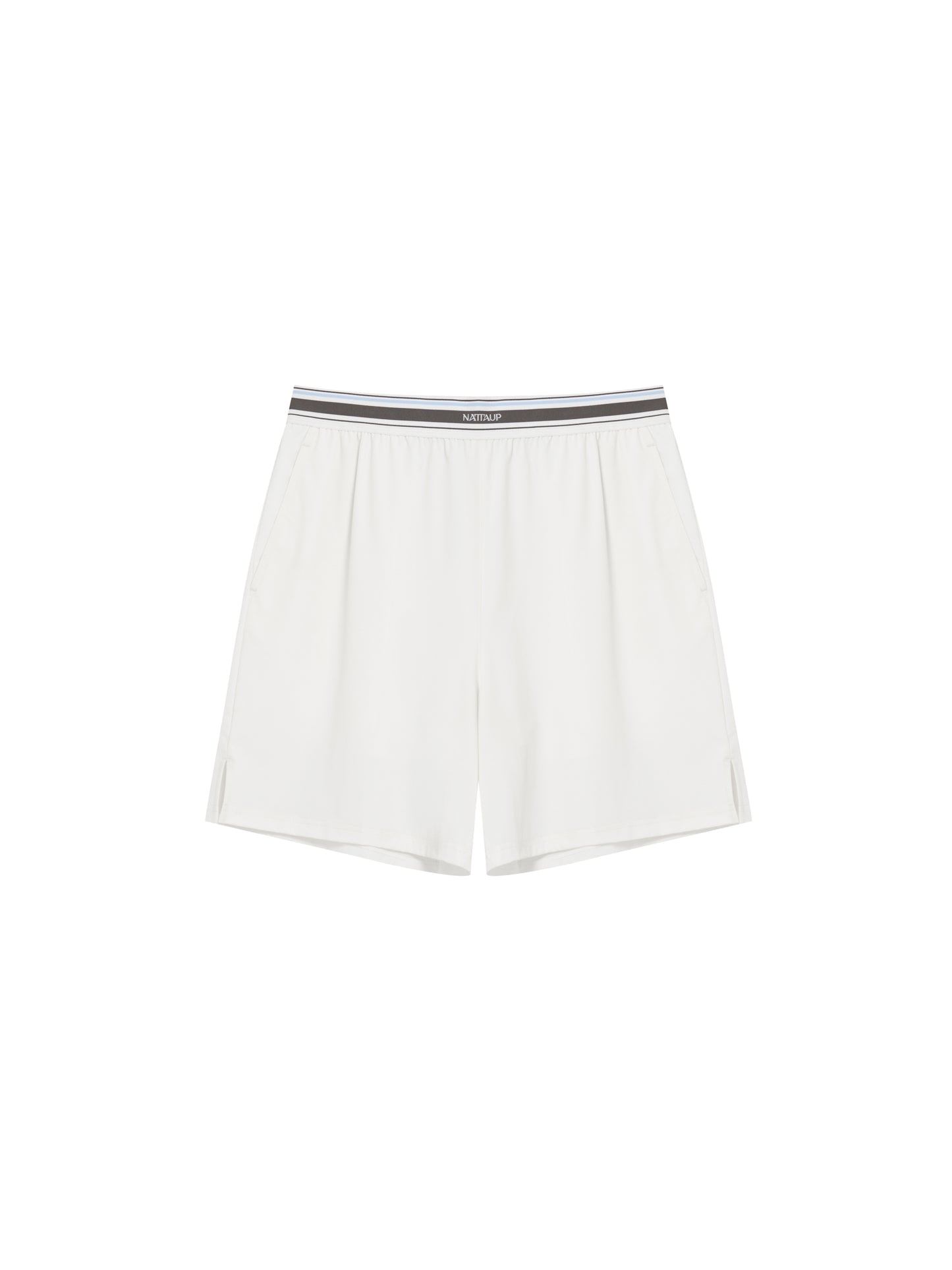 Logo Ribbed Waistband Sports Shorts