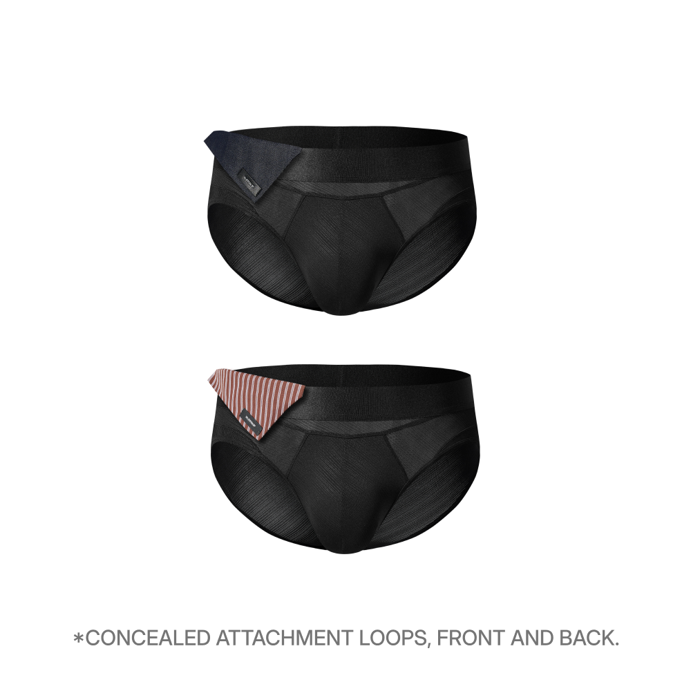 Twill Brief & 2-Piece Logo Scarf Set