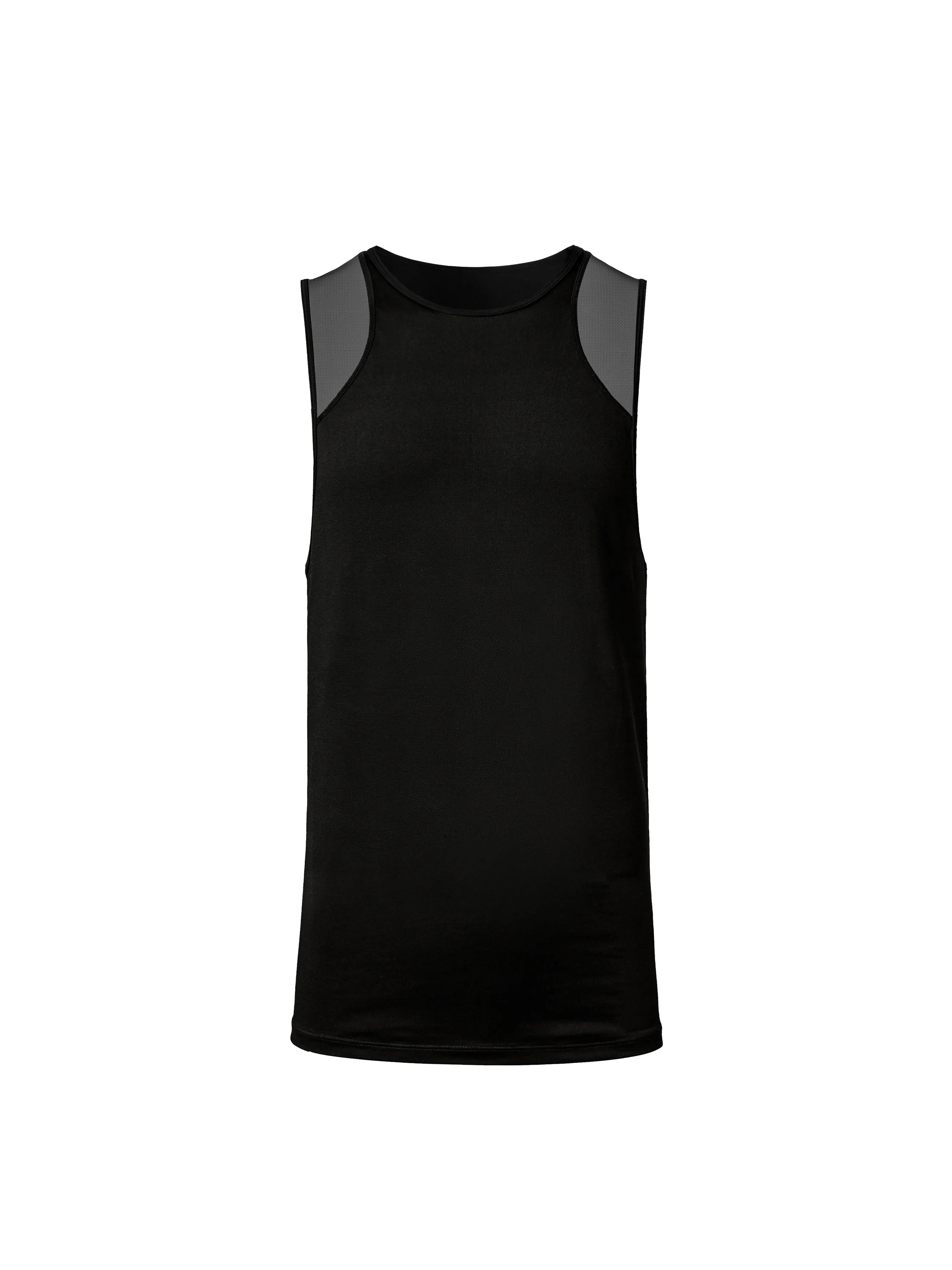 Mesh Sports Vest (Black)