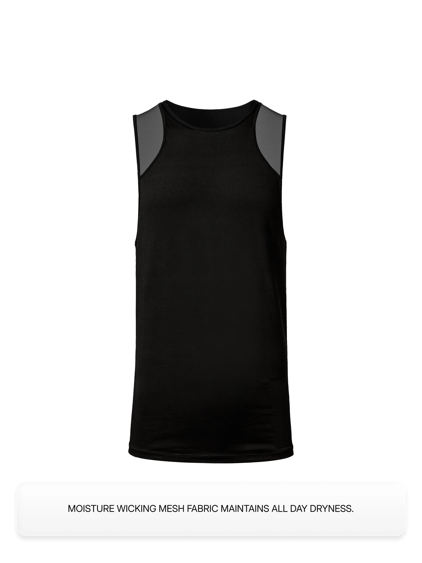Mesh Sports Vest (Black)