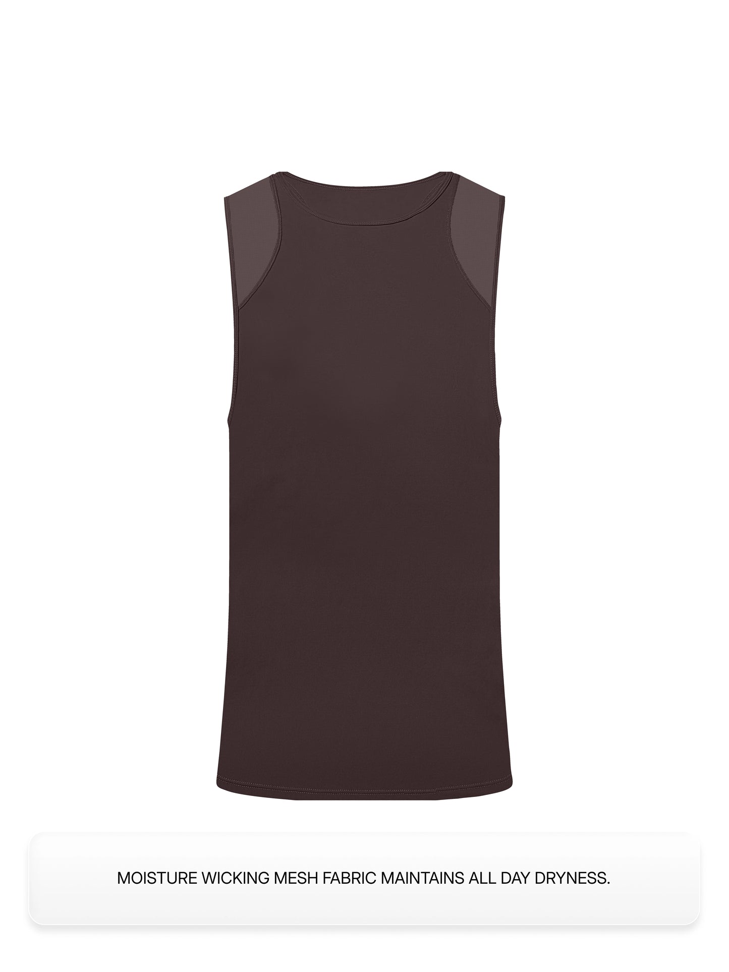 Mesh Sports Vest (Dark Brown)
