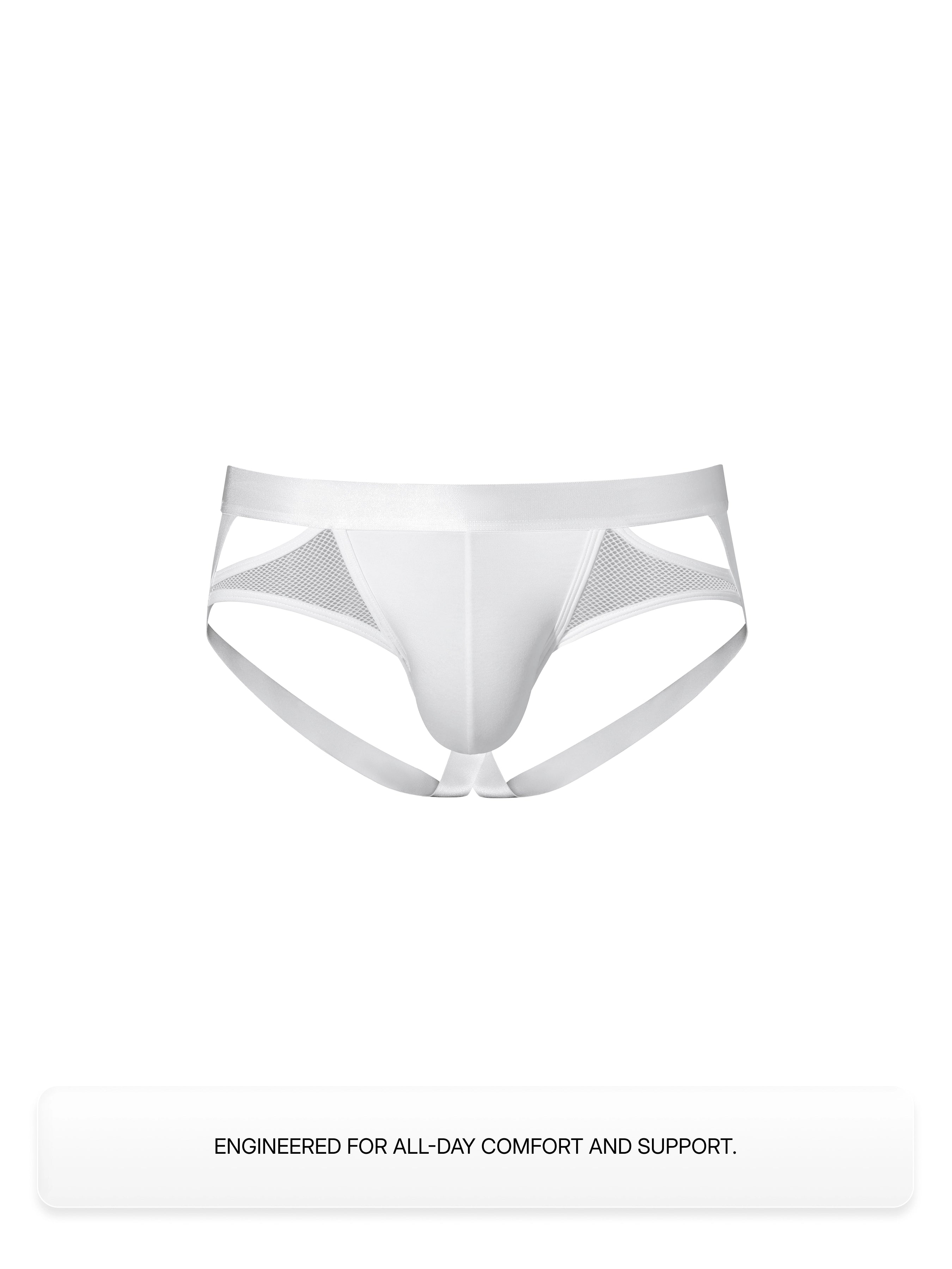 Breathable Jockstrap (White)