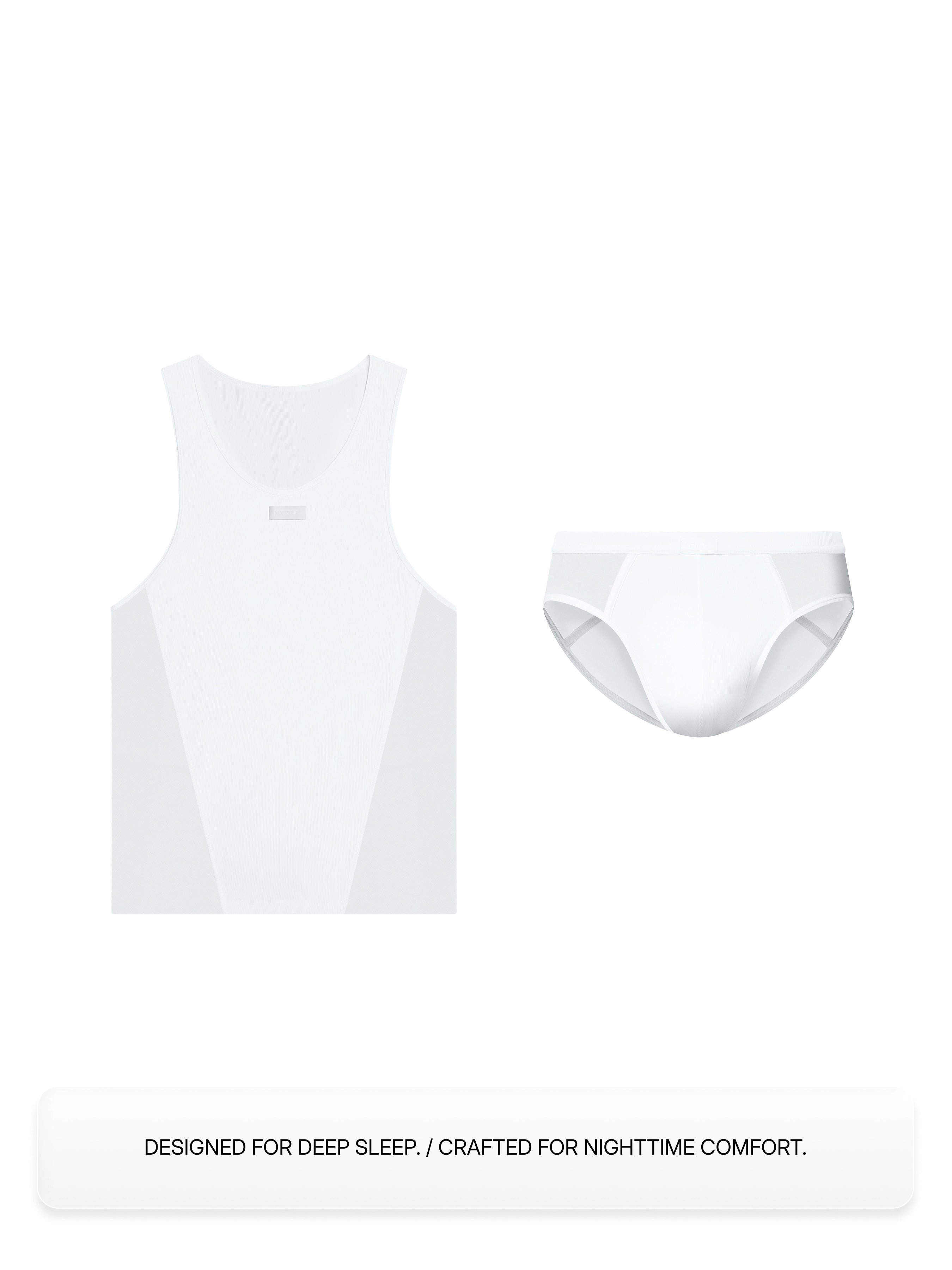 Sleep Vest & Brief Set